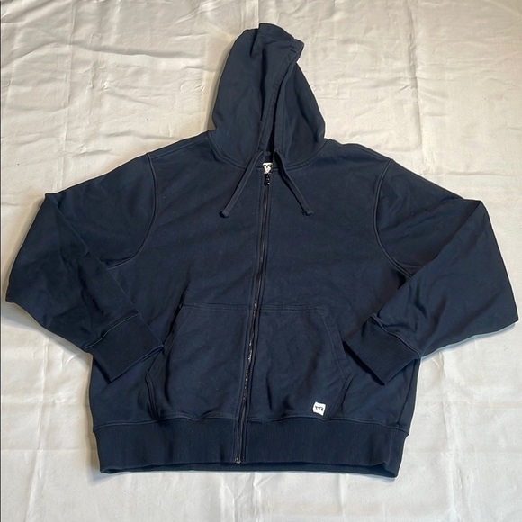 TYR Navy Blue Zip-Up Hoodie - Picture 1 of 8
